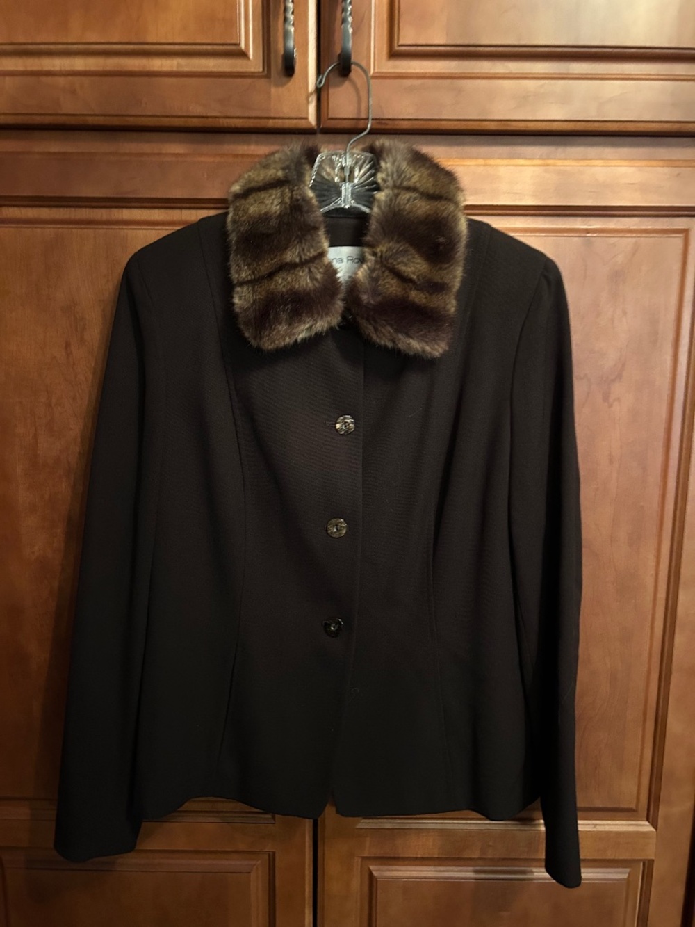 Rena Rowan Brown Wool Jacket Size 10
